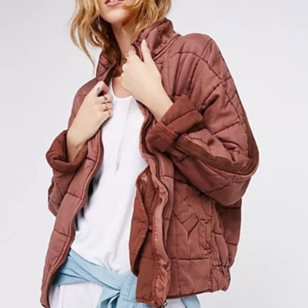 Free People Dolman Quilted Jacket